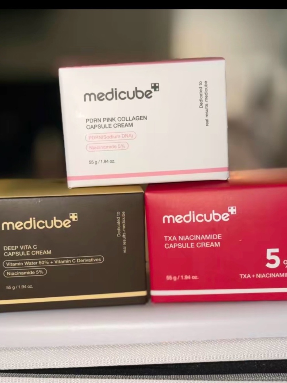 Medicube mix & match boba cream set capsule cream set for glass glow skin